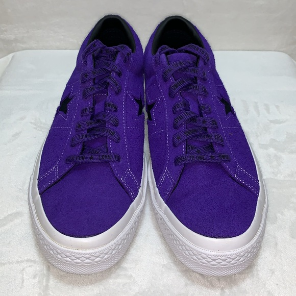 Converse One Star Ox 'DARK Star RARE 45th Anniversary Suede men’s size 9.5 *NEW* - Picture 4 of 10